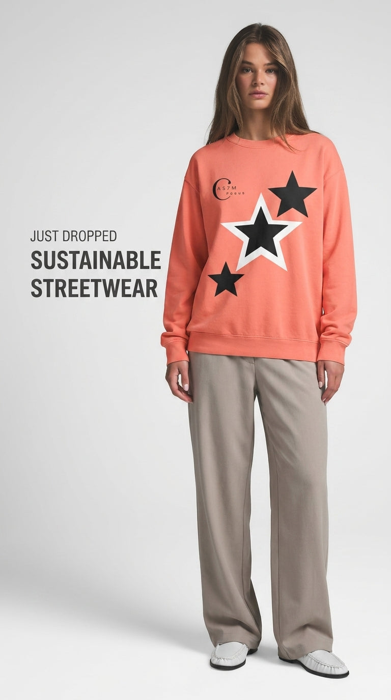 Sudadera unisex teñida en prenda